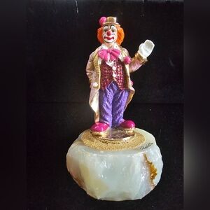 Ron Lee Clown Named "Hey There" Limited Edition Signed by Author Vintage